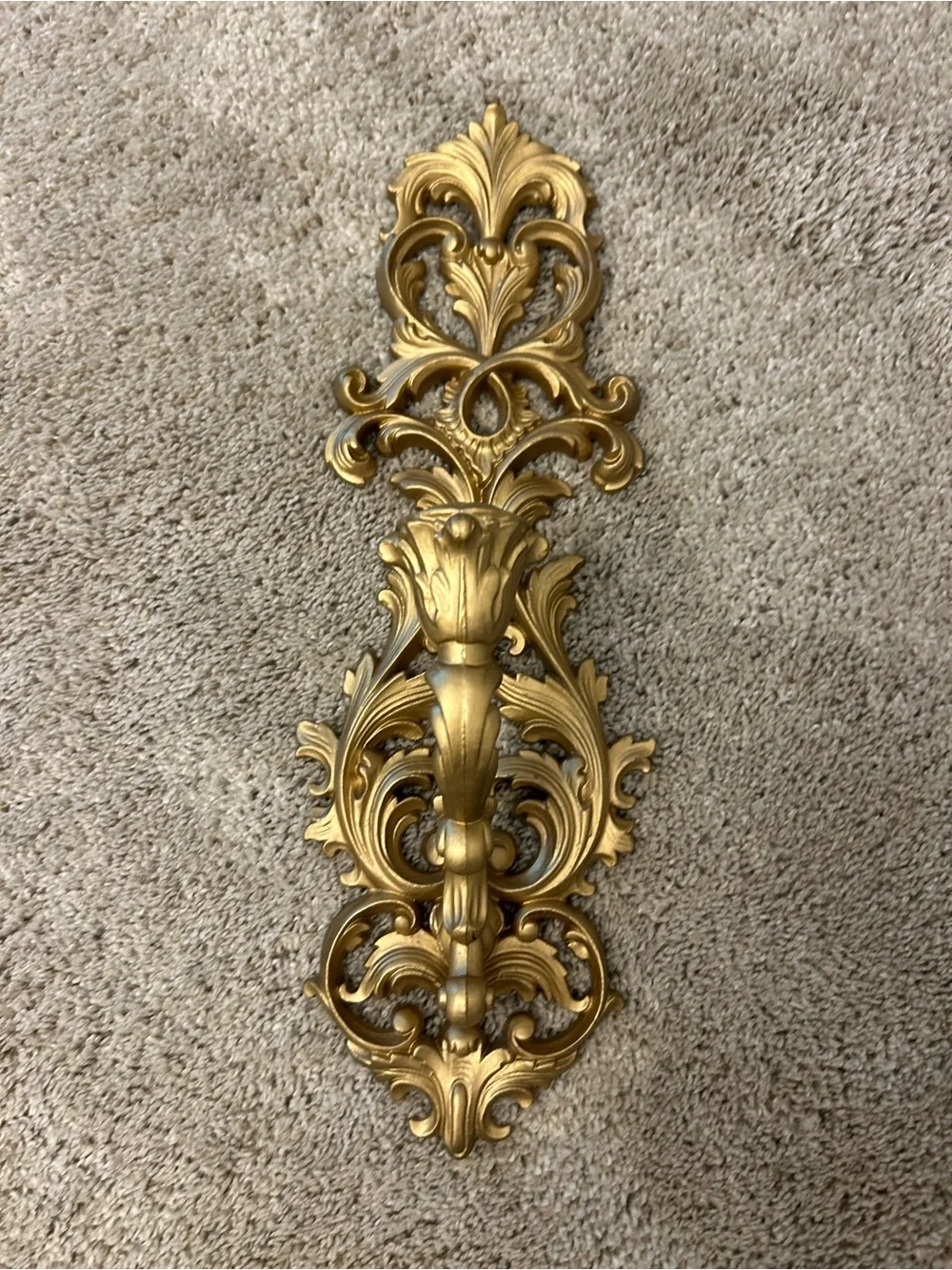 Vintage Gold Wall Sconces - Decorative Pair (2)pc for Home Wall Decor
